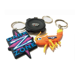 3D PVC sleutelhangers op maat