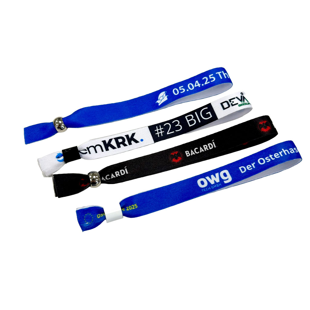 Festivalbandjes bedrukken | Textiel polsbandjes voor evenementen - Afbeelding 3