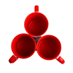 Alternative view of Witte mokken bedrukken met logo | Met gekleurde binnenkant en oor