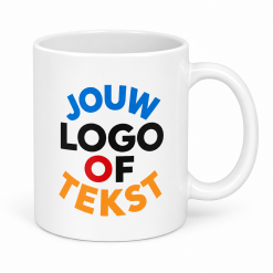 Witte mokken bedrukken met uw logo Cintapunto®