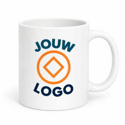 Alternative view of Witte mokken bedrukken met uw logo